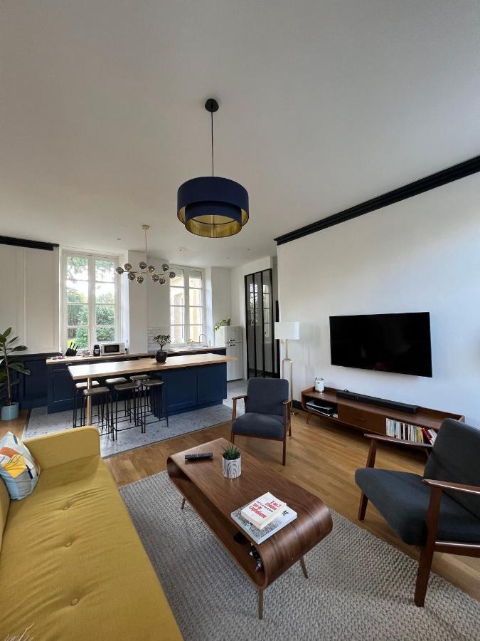 Bright Apt 70M2 In Bayeux Historic Center W Pkg ภายนอก รูปภาพ